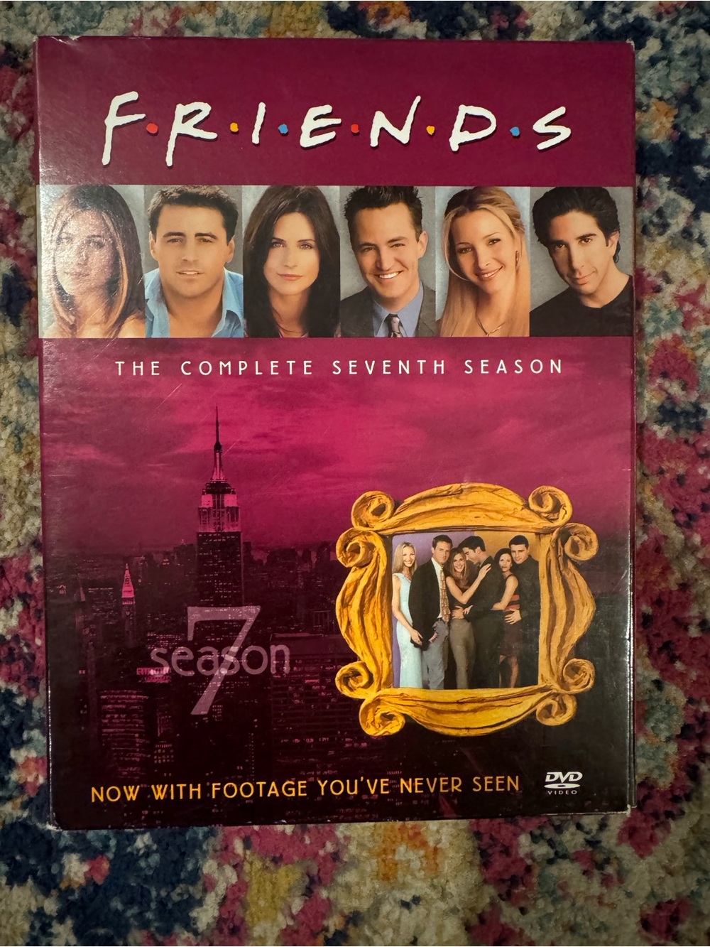 FRIENDS The Complete Seventh Season DVD – Maroon & Gold Cover